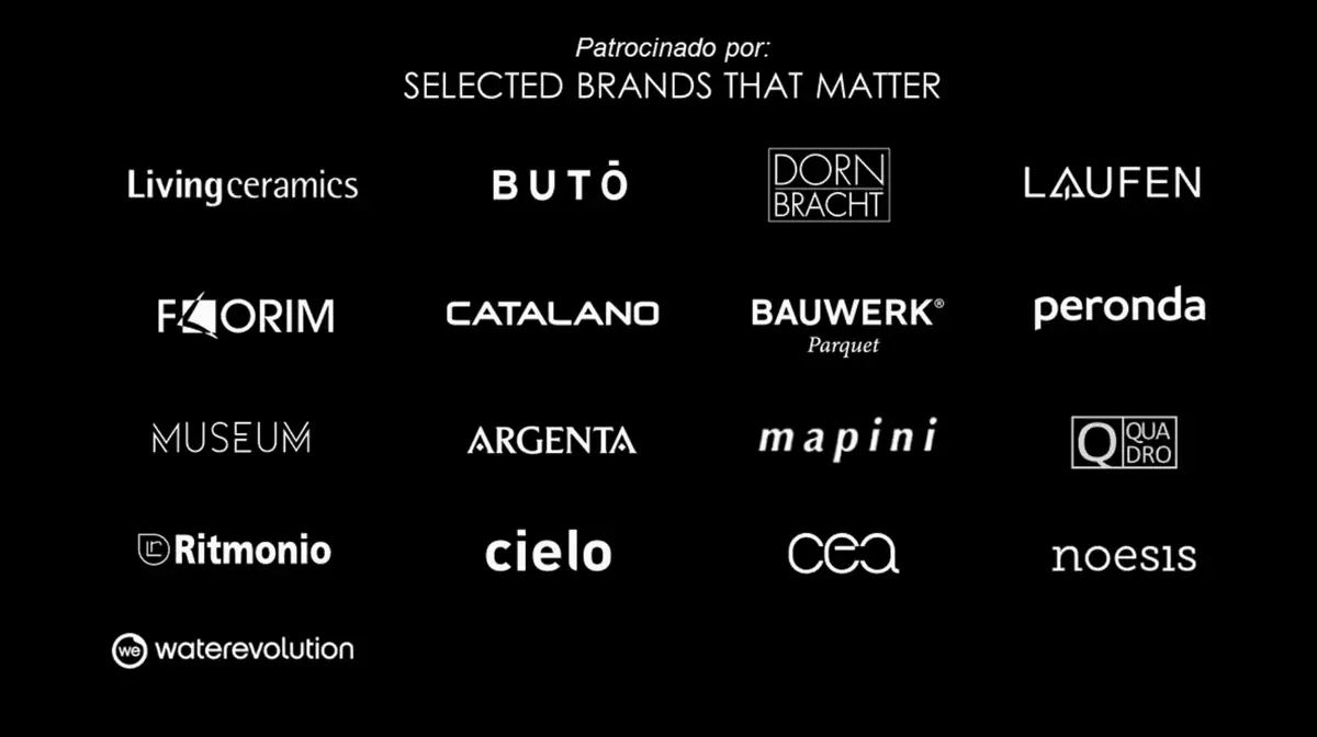 Logos of the seventeen brands that sponsored the gathering