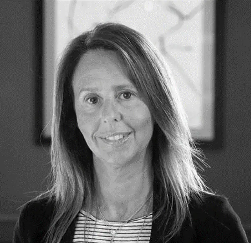 Retrato en blanco y negro de Pilar García-Nieto