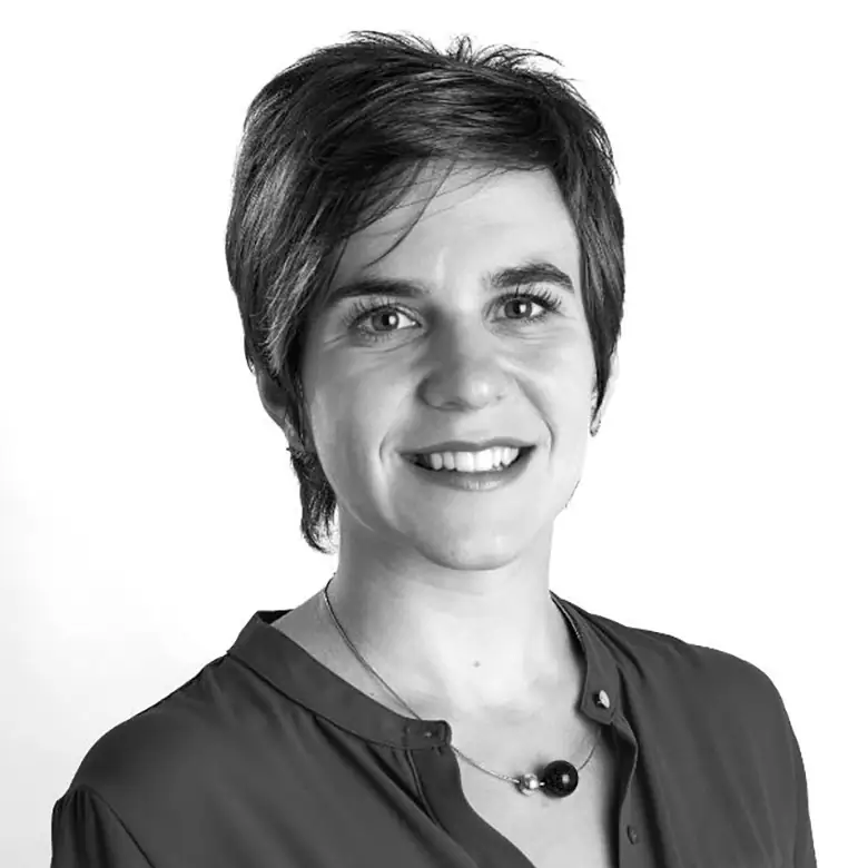 Retrato en blanco y negro de Júlia Garcia Casas